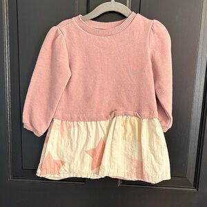 GAP Pink and Cream Star Sweater Top